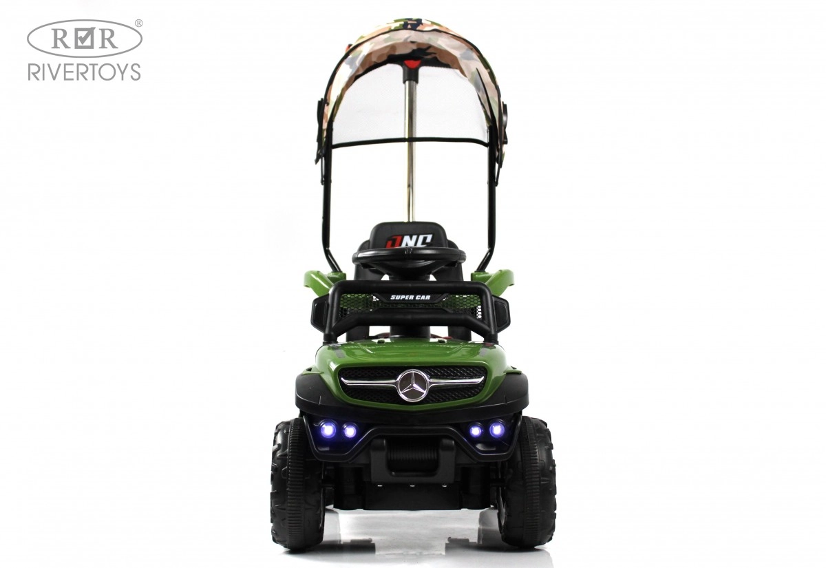 Детский электромобиль RiverToys G005GG зеленый j6j1r5gxp2q44f9f4x1q8ocnsfq4dv49
