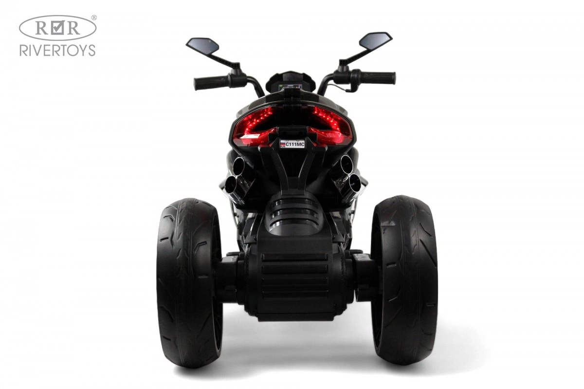 Детский электромотоцикл RiverToys C111MC серый 813y4zx5mtlcteat2bjpmameot767wci