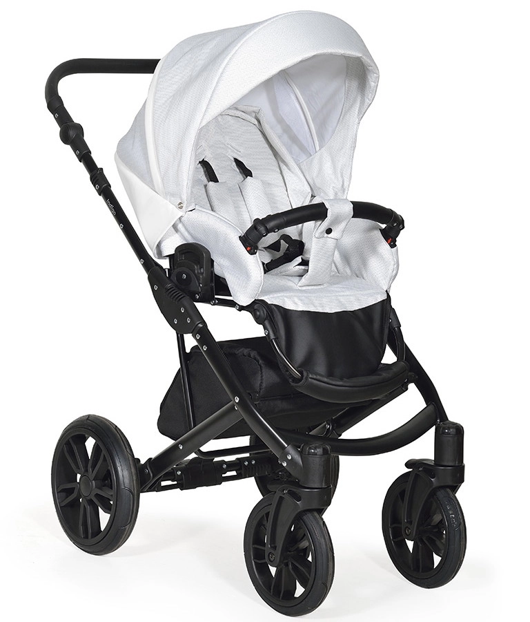 Коляска 2 в 1 Indigo MIO белая кожа+белый узор 5fre0tglbm0wucvk4mditkdwsfe2thi5