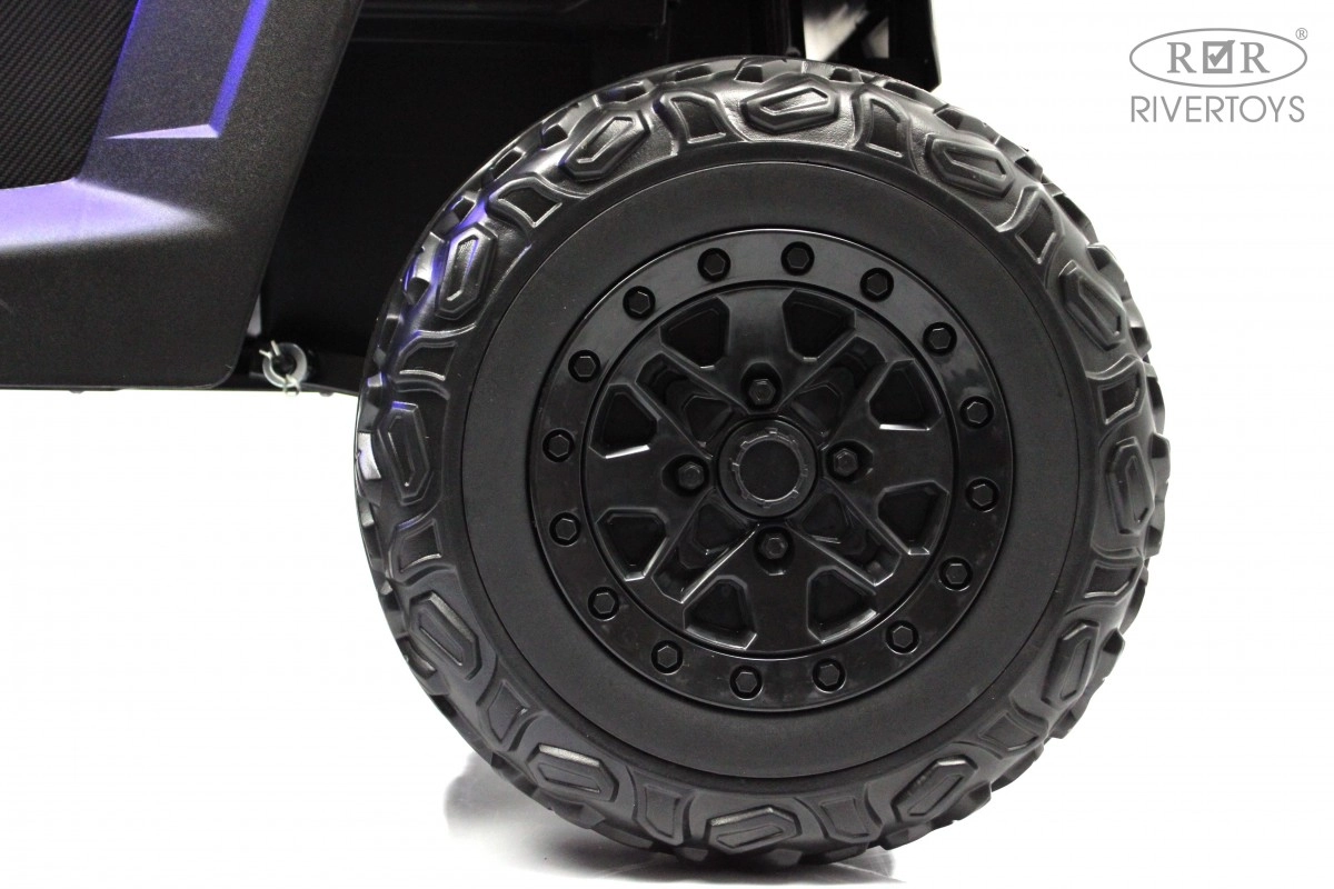 Детский электромобиль RiverToys T777TT 4WD черный Spider p3owux19larbu4xu7sxxfsl1x0th8ra7