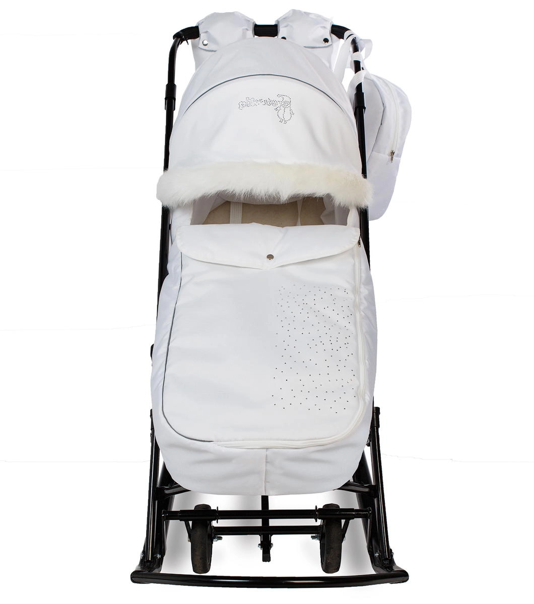 Санки-коляска Pikate Снеговик Белый yvmxmln0xxokcyel03jsb53cdropo1ft
