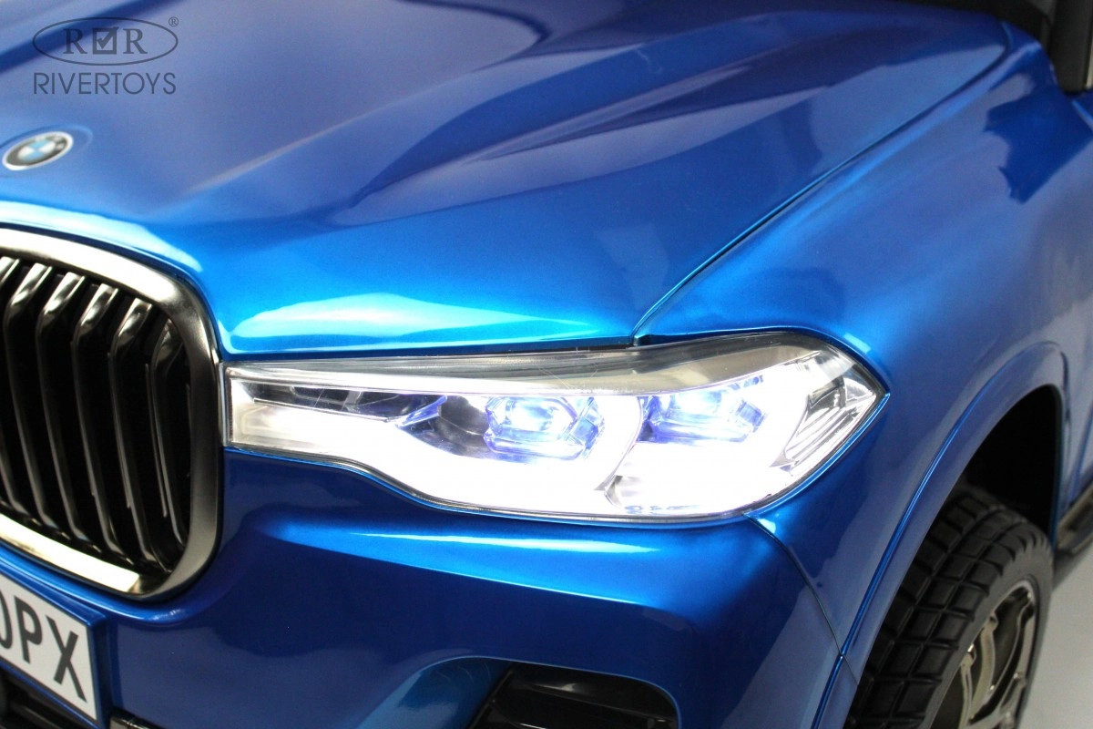 Детский электромобиль RiverToys K070PX синий глянец 4a3tb9192dgla49d7m39cs4yi29unapl