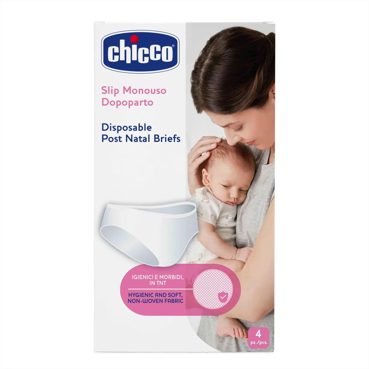 Трусы послеродовые одноразовые Chicco рос. размер 46-48, 4 шт., арт. 340624004 xqplegfv0f8mq23xwvawozh3tlp57djs