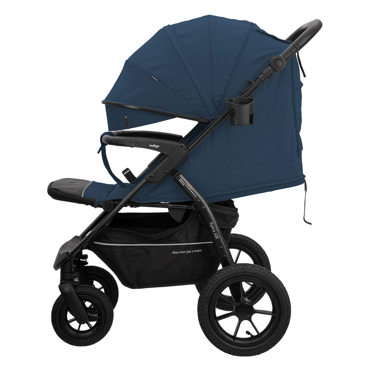 Прогулочная коляска INDIGO EPICA XL AIR с сумкой  синий vetac67q3co1t23gt091yyn2g12sunu6