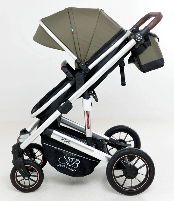 Детская коляска Sweet Baby Amare 3 в 1 Olive 50783ssjfe85hbj7q7ae8n2qren4vamp