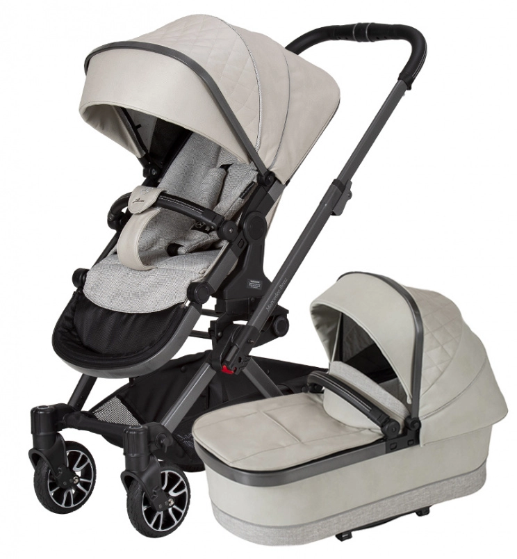 Коляска 2 в 1 Hartan Mercedes-Benz (Avantgarde GTX, 715 Opalith, с колесами XL)