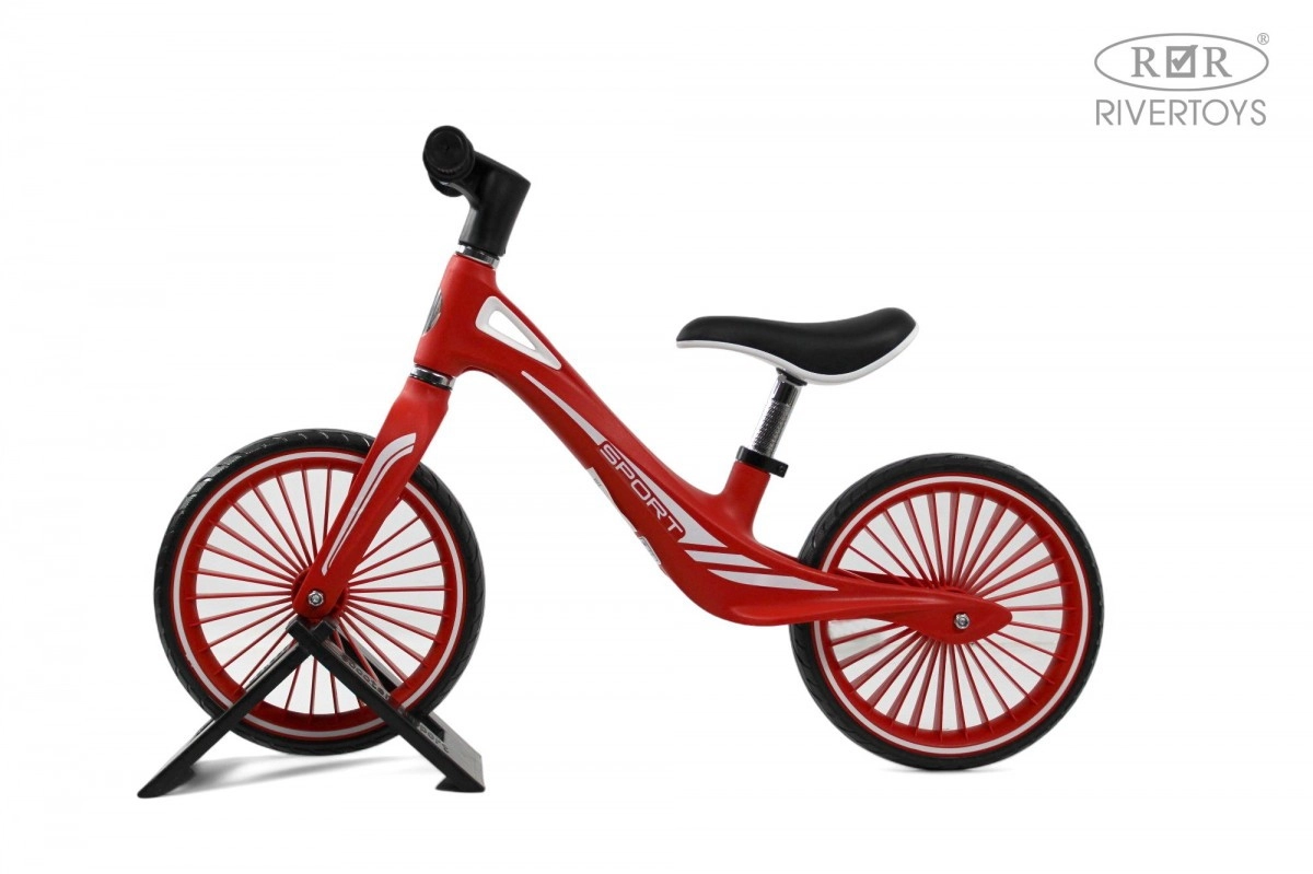 Детский беговел RiverToys HB-007-12 красный 1xf52ct7xm9519g47fcthhvnci391yh5