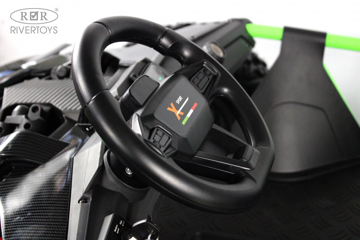 Детский электромобиль багги RiverToys A999AA зеленый nwj1x0l43mj2kdmvae583158hiceoufx