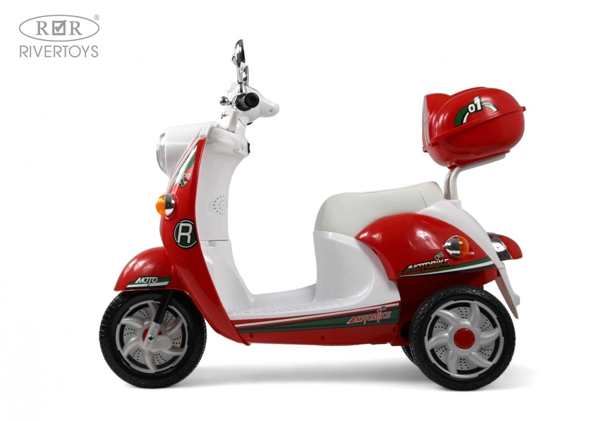 Детский электромобиль RiverToys Z444ZZ красный hkw11z00t4asv4mt2s14frhx6z9q4j8j