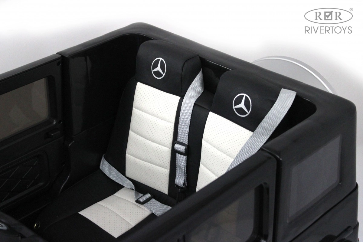 Детский электромобиль RiverToys Mercedes-Benz G500 E333EE черный k7gpb262rx4574zshvpac7qfntz4ppgh