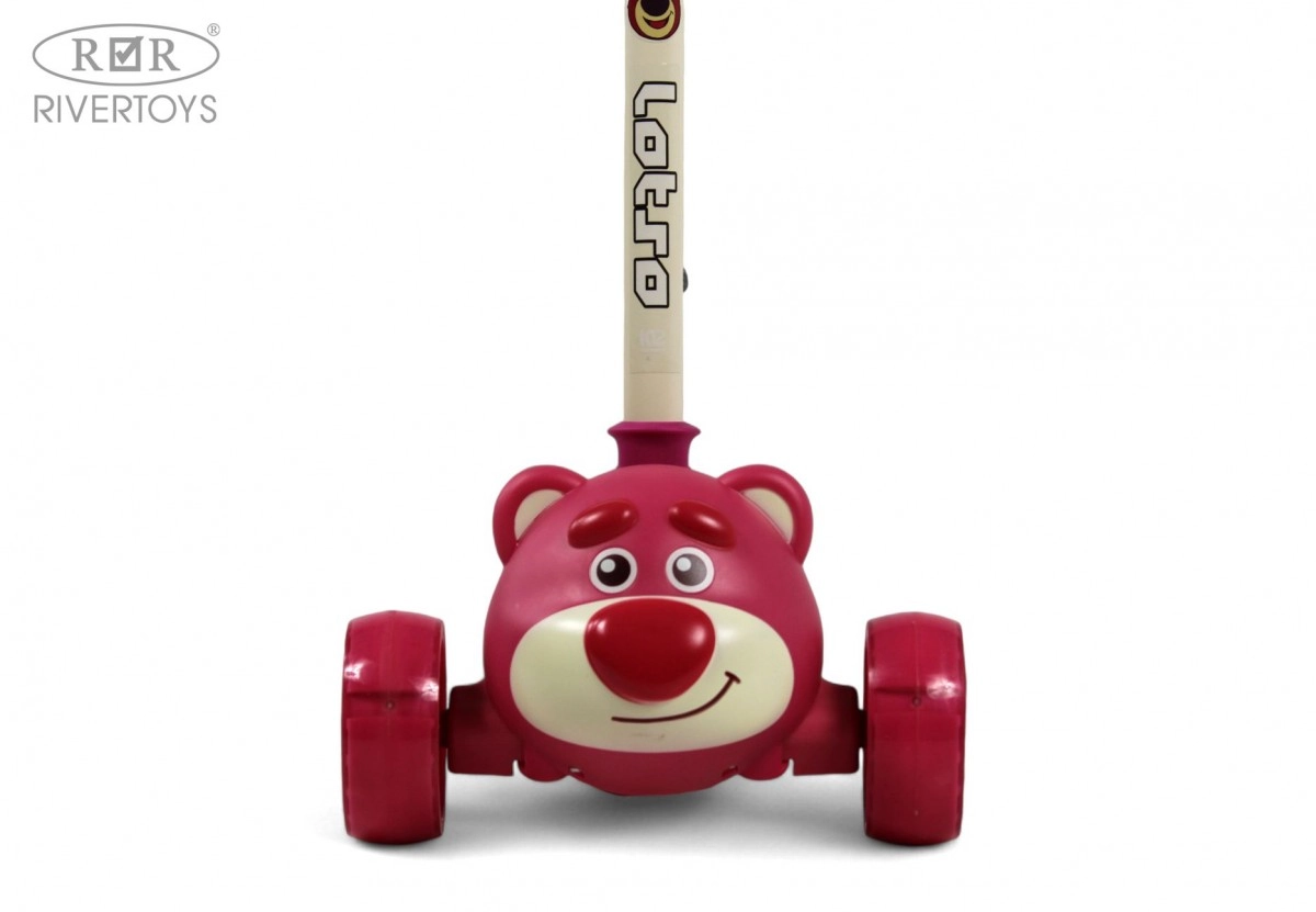 Детский самокат RiverToys HB-T-12 розовый qhtao42uqc39d3llwct1c2eu15ug9cnc