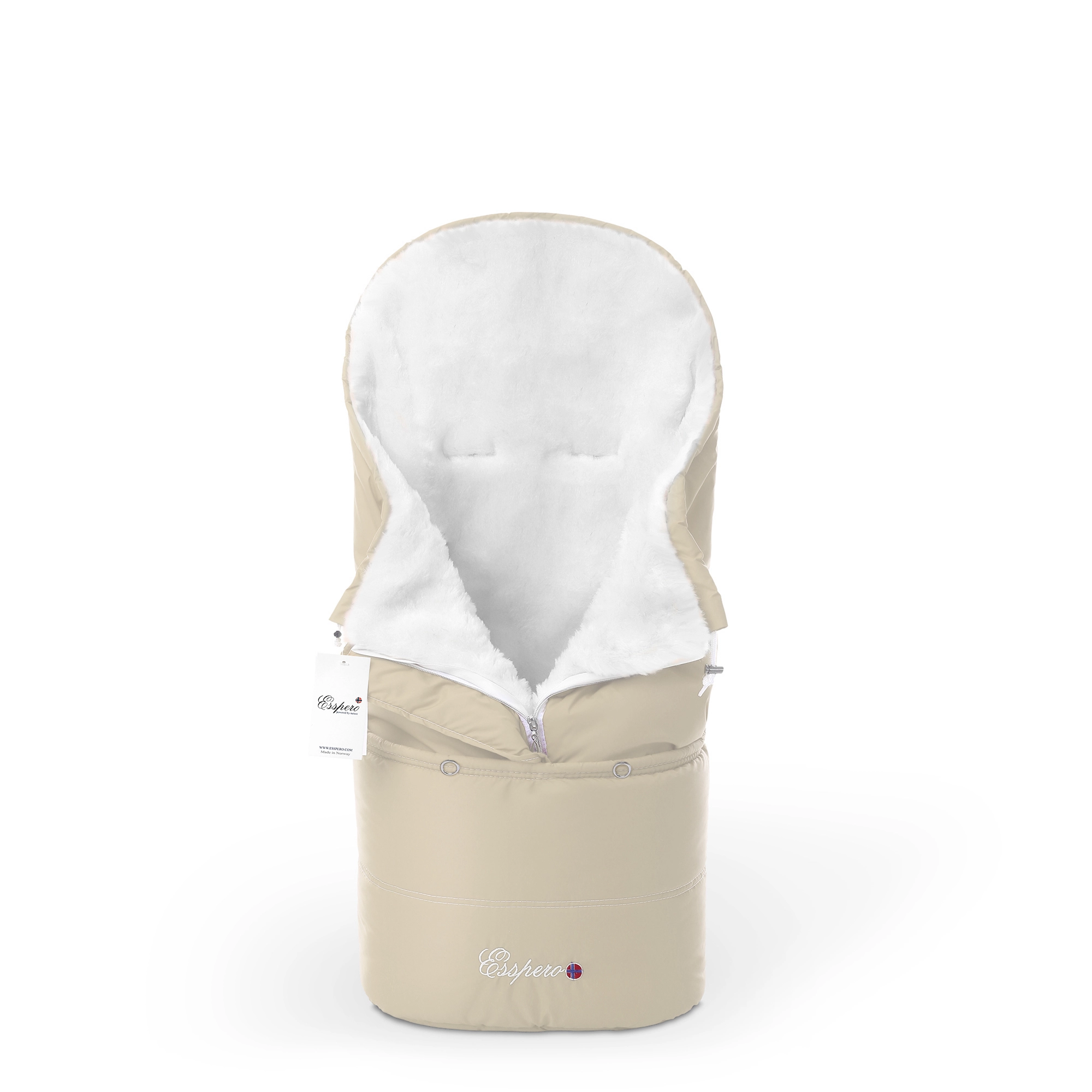 Конверт в коляску Esspero Transformer White (натуральная 100% шерсть) Beige 39b0e8e3cc0d2c21fadc32f633836dc3