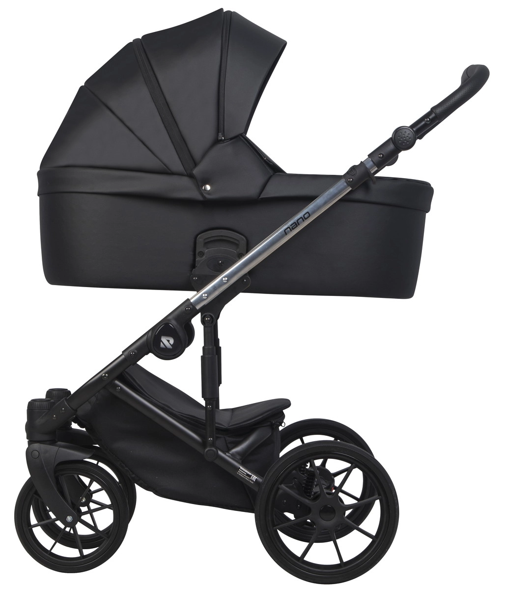 Детская коляска Riko Nano Thermo 2 в 1 01 Black (черный) 81dvbe6t5wdn3ugj1vr9i7y5f4r7d02k