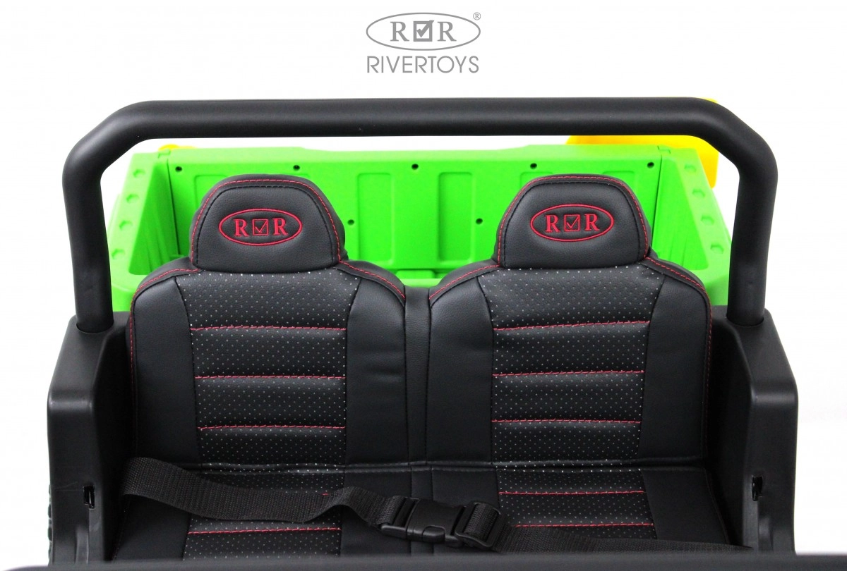 Детский электромобиль RiverToys H005HH зеленый abin42m3a7i8snqhplbizwjcxn40u76m