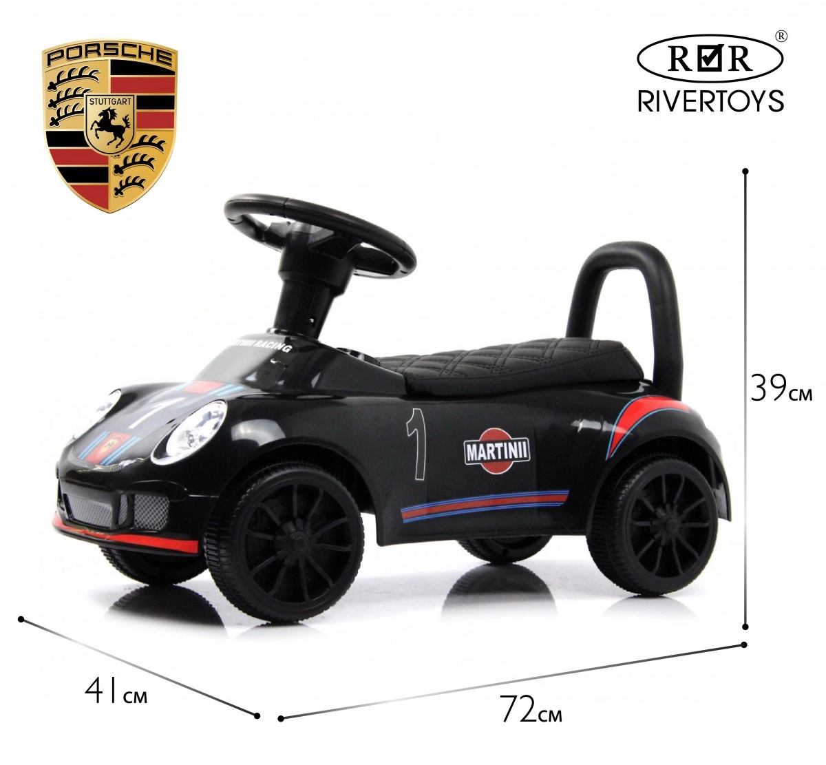 Детский толокар RiverToys F005FF черный syk68ze5y8v743wm3xjmxrnollvr8akp