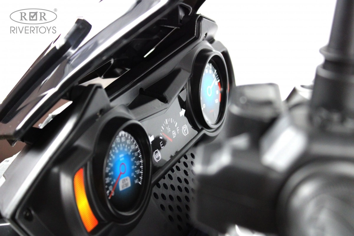 Детский электромотоцикл RiverToys М111БХ белый 16kl5grose46h951a6v022pt65n4zlu8