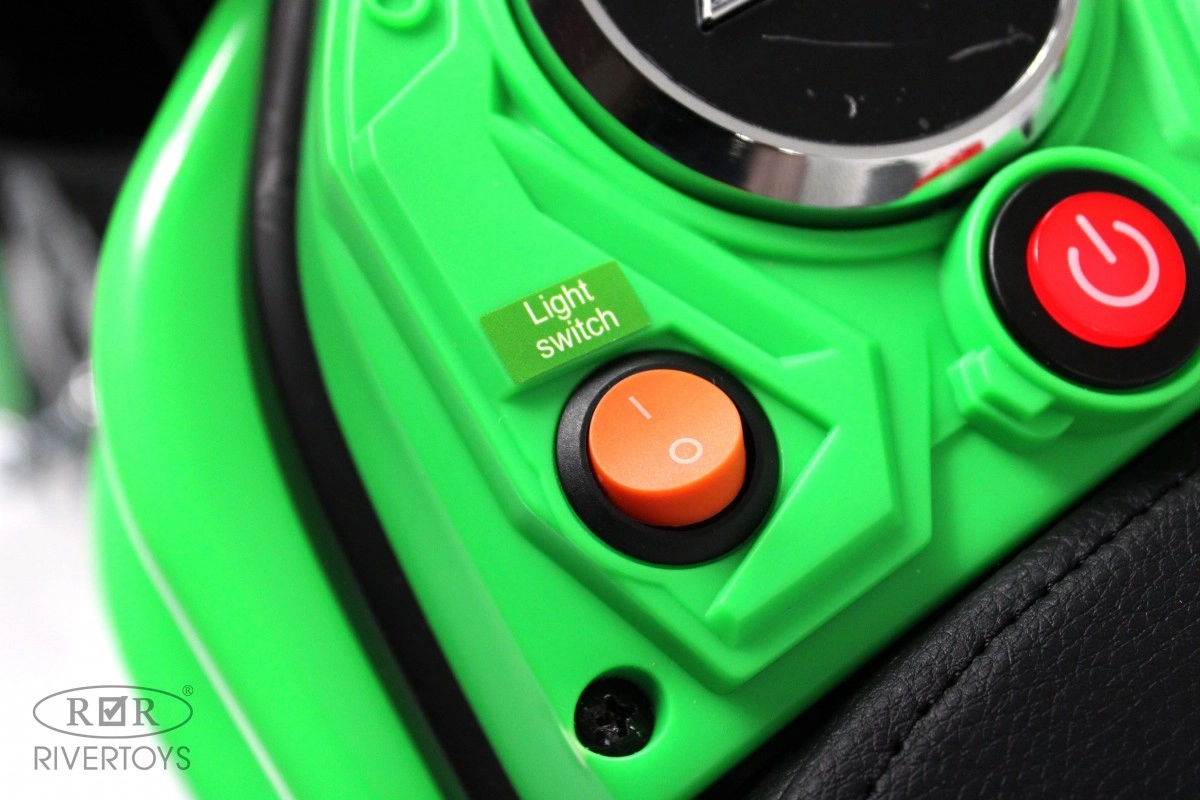 Детский электромотоцикл RiverToys A005AA MOTO зеленый 5jie9ztyhc364h6ehspcmoo66n4stzkd