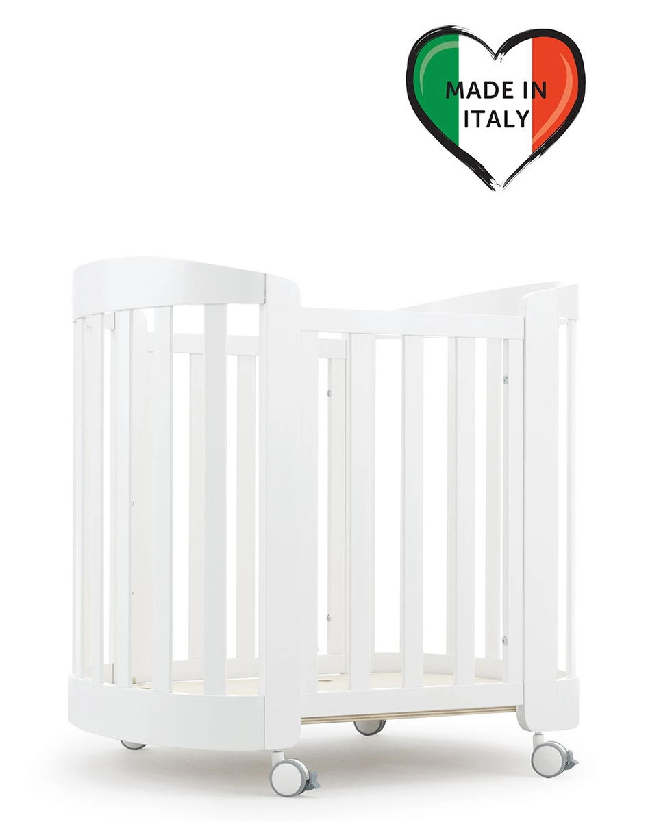 Детская кроватка Erbesi Sweet с матрасом Белый 161vrwvi03urpxlabwkx6ilubtixs4m6