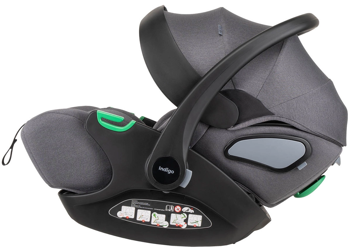 Автокресло Indigo Techno I-Size 0-13 кг серый 9a1vl05wa6cacczihapdd35gcklo6wg2