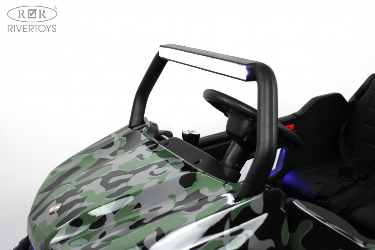 Детский электромобиль RiverToys T777TT 4WD зеленый камуфляж 3j5p1i1ngk9cos9ydg10vy9e2g79bh0f