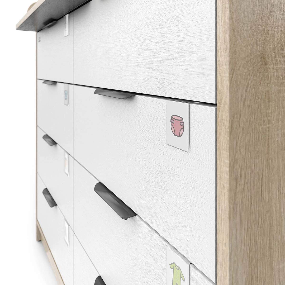 Детский пеленальный комод Атон М Zeus 1008 ЛДСП дуб сонома-белый rr2e6xbfarus2o3y5zsduw2dzztw5ajn