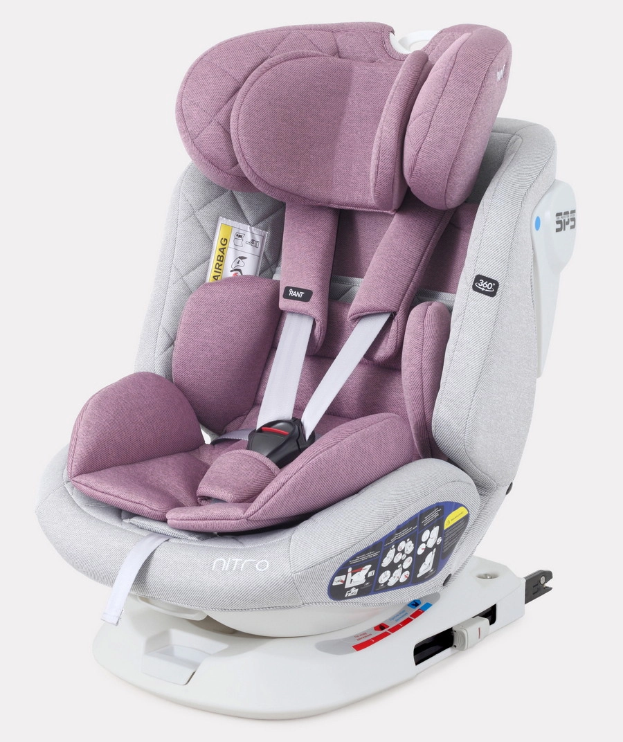 Автокресло RANT NITRO isofix Grey/Pink ofgmgv3wjjcs27ka2tydffbzd3pvqwny