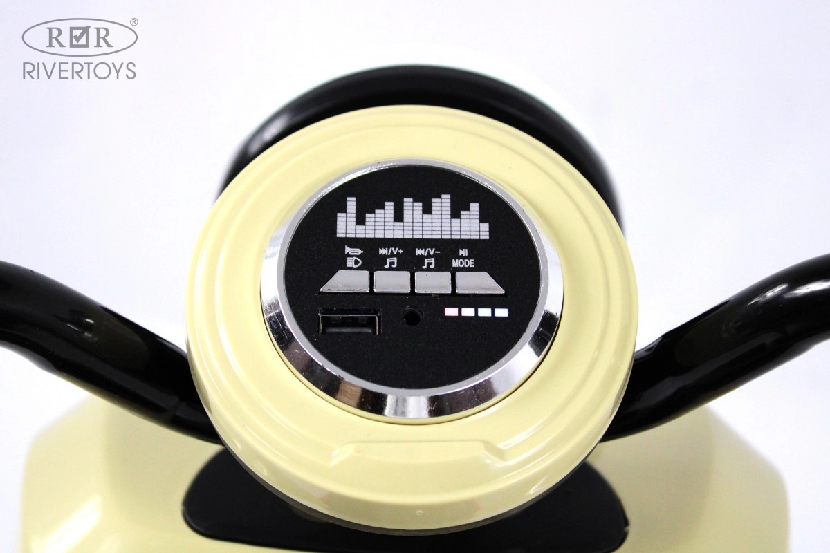 Детский электромобиль RiverToys G888GG молочный llt2p3h8ib1a5jklb6ray0gwfm7yfc94