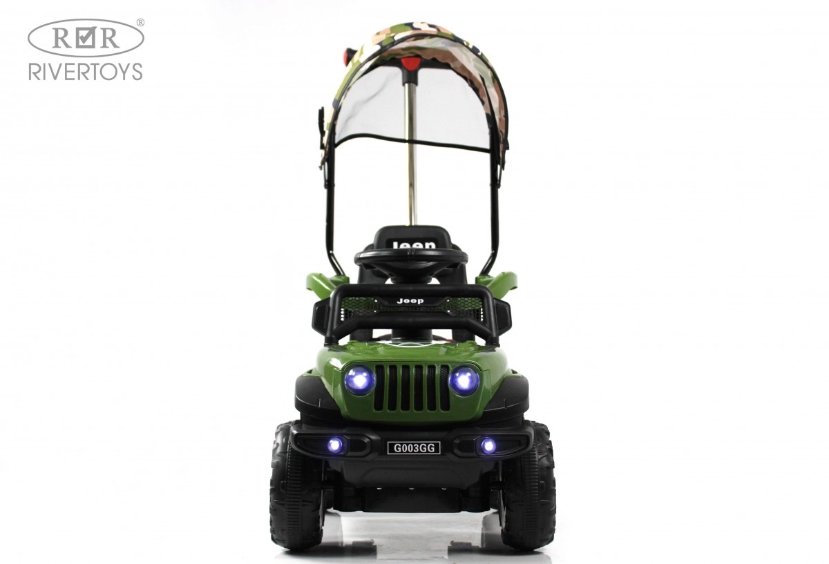 Детский электромобиль RiverToys G003GG зеленая x41wy8lrzhmda5813oyw3gnqt36o7y9r