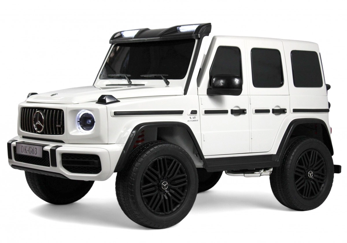 Детский электромобиль RiverToys Mercedes Benz G63 Y777YY белый jk2uyw4ku7whvnnzrrerc0pjlxw1wi3f