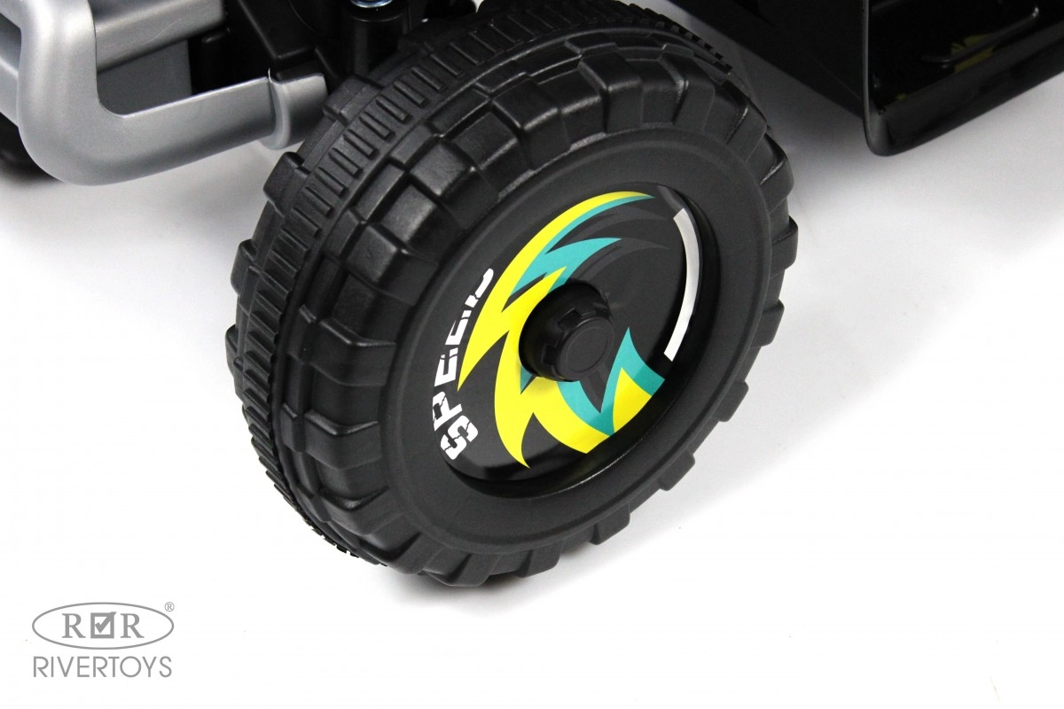 Детский электроквадроцикл RiverToys H001HH черный fbc1n7r264jbx5ogqxy9ps9sa5d0oobw