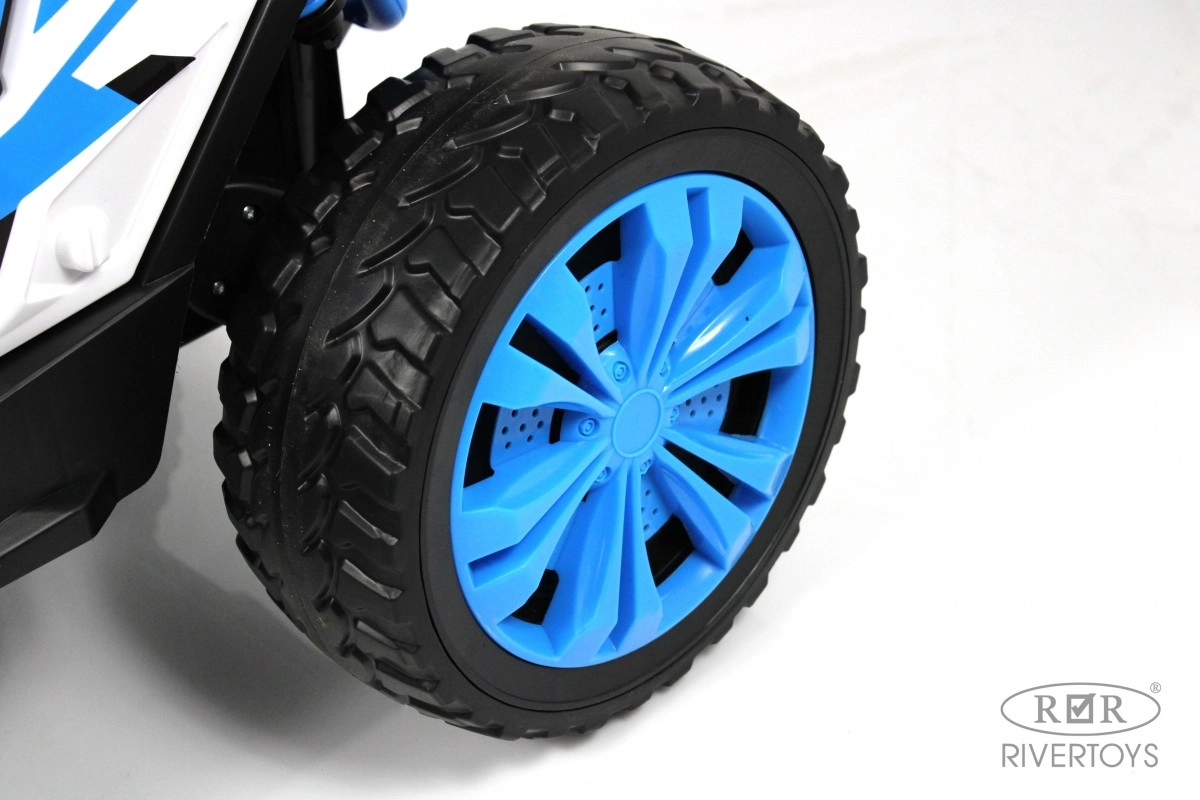 Детский электромобиль RiverToys F888FF-A синий o59ipws4hmskwn0tz0d9gmq9nk72105r