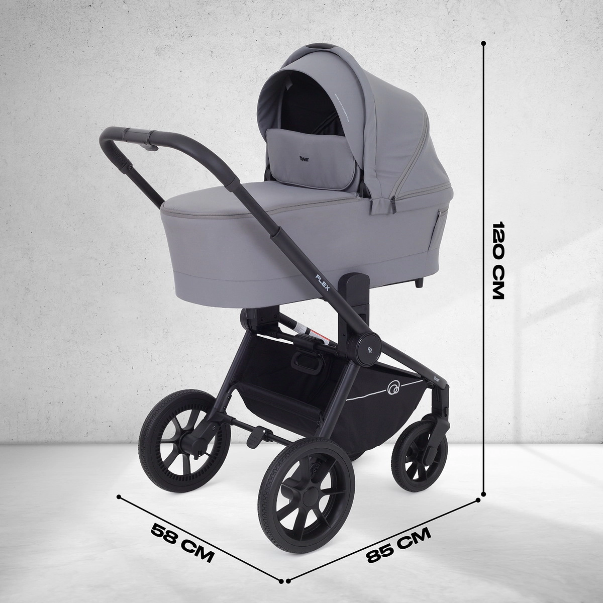 Детская коляска Rant Flex 2 в 1 RA076 Grey gy11n9mpfob03x1k1mhu3fn4mx72qxf0
