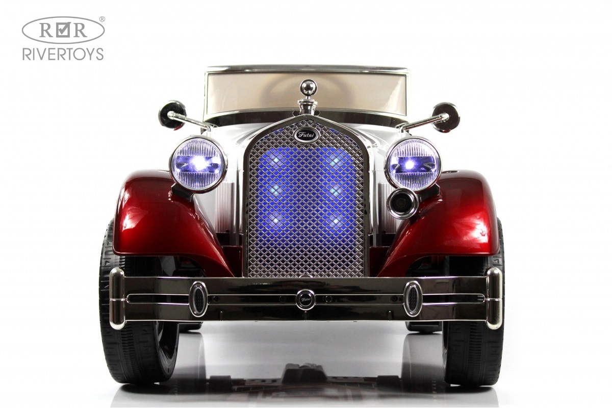 Детский электромобиль RiverToys X005XX красно-серебристый ef9nrspyvpvfosdkqh2fz438xo228zgm