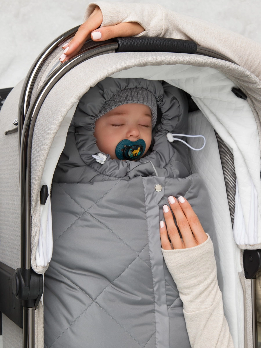 Конверт меховой AmaroBaby Heat 85 см серый 7aoslo4iopotion5n7l1g2vdmb9lhtz6