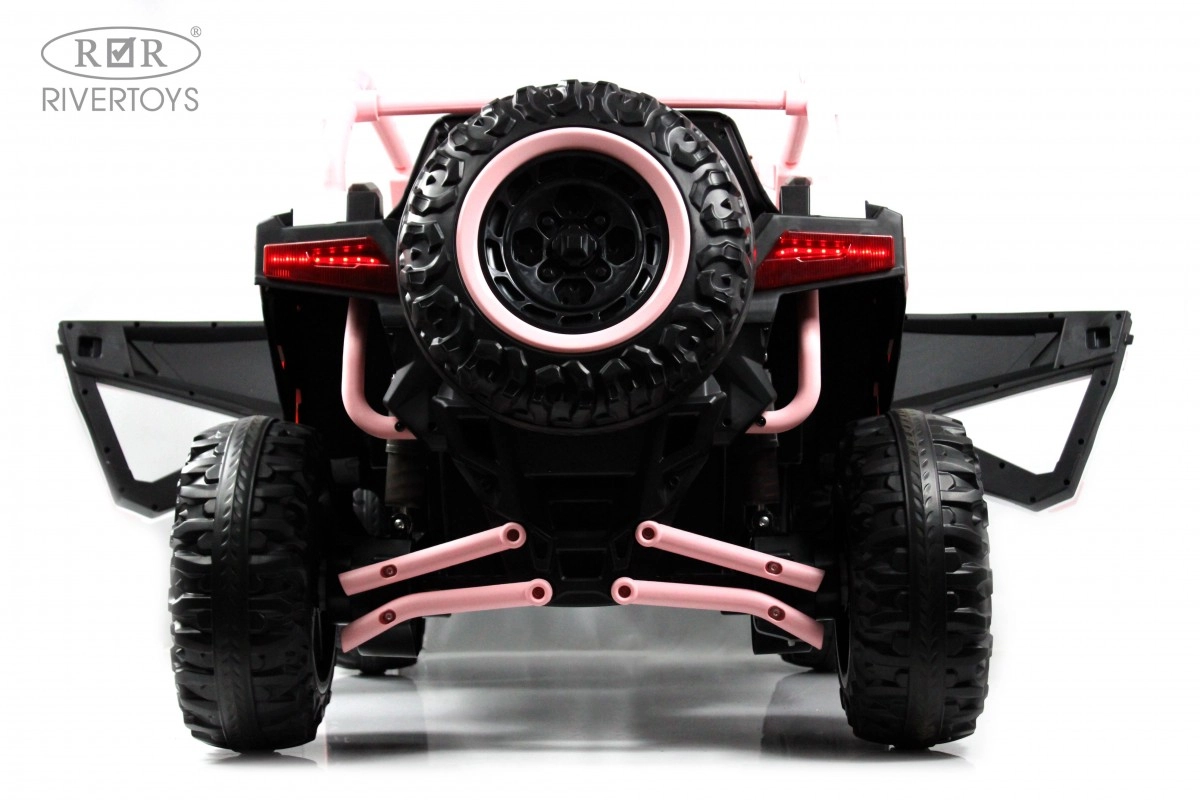 Детский электромобиль RiverToys E001EE розовый v5vzh42crbj4wftwx2arvyd0q8z5jaxb