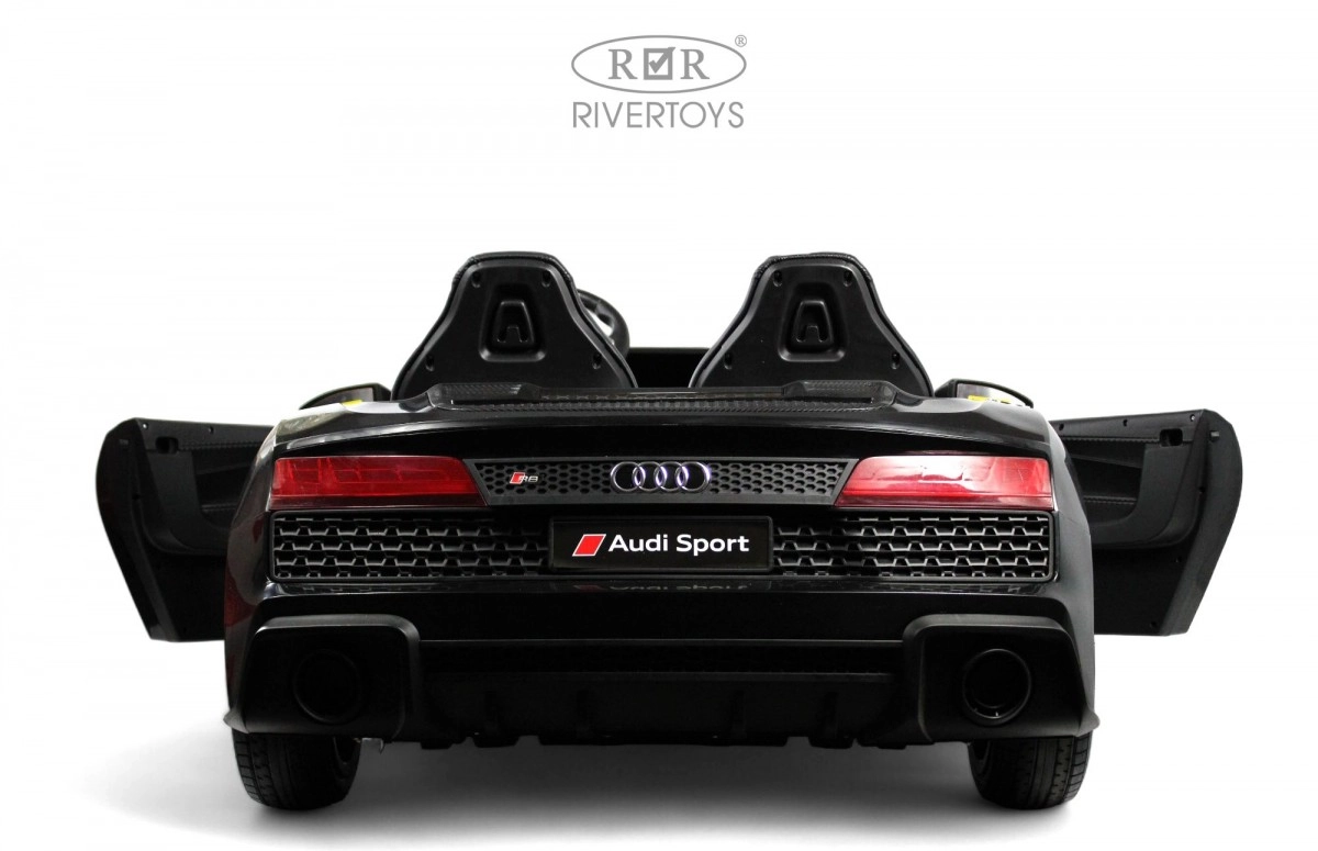 Детский электромобиль RiverToys AUDI R8 M333MM черный 4nxj0uz4ui5p40qpsan2psulds2ody52