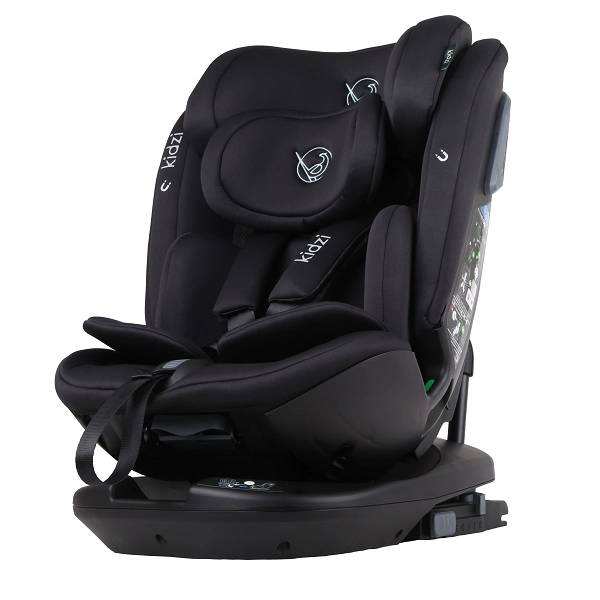 Детское автокресло Kidzi SPIN 360 i-SIZE PLUS (черное)