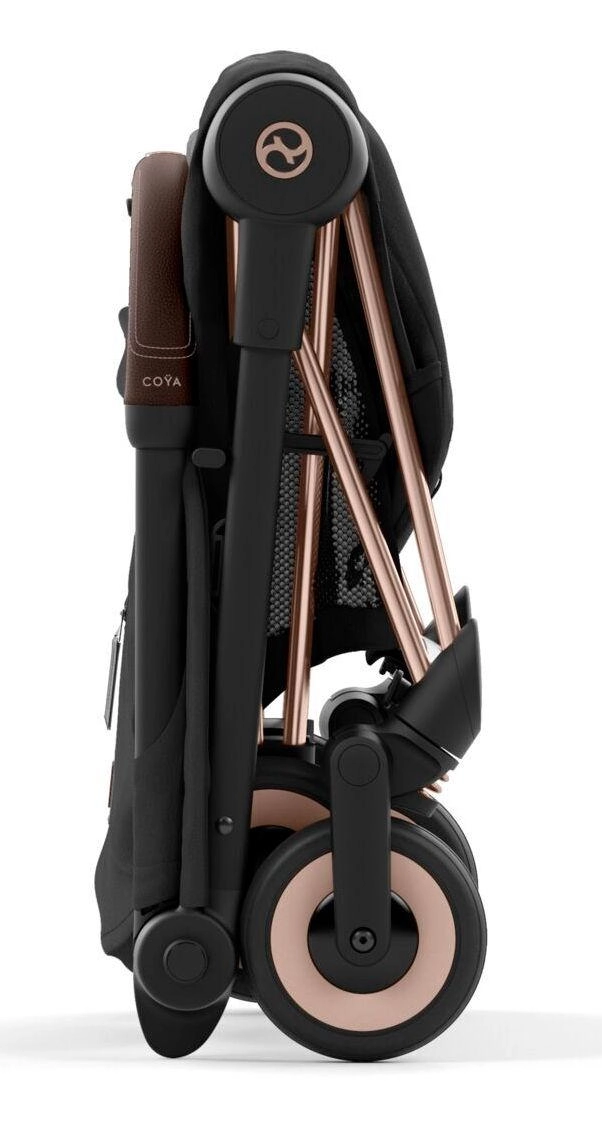 Прогулочная коляска Cybex Coya Sepia Black с дождевиком/Rosegold 51gc29iqosxtxerw17brk31viqx2fns6
