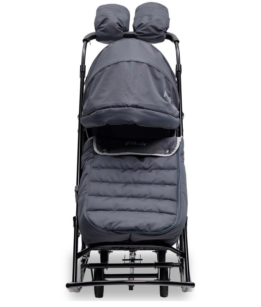 Санки-коляска Pikate Onyx чёрный jbqsjmrsylf227v03dnn4431hdgjcshl