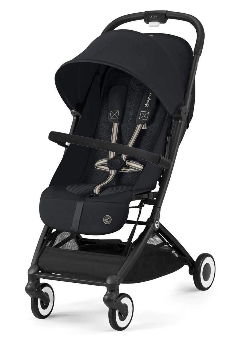 Прогулочная коляска Cybex Orfeo BLK (Magic Black с дождевиком и бампером)