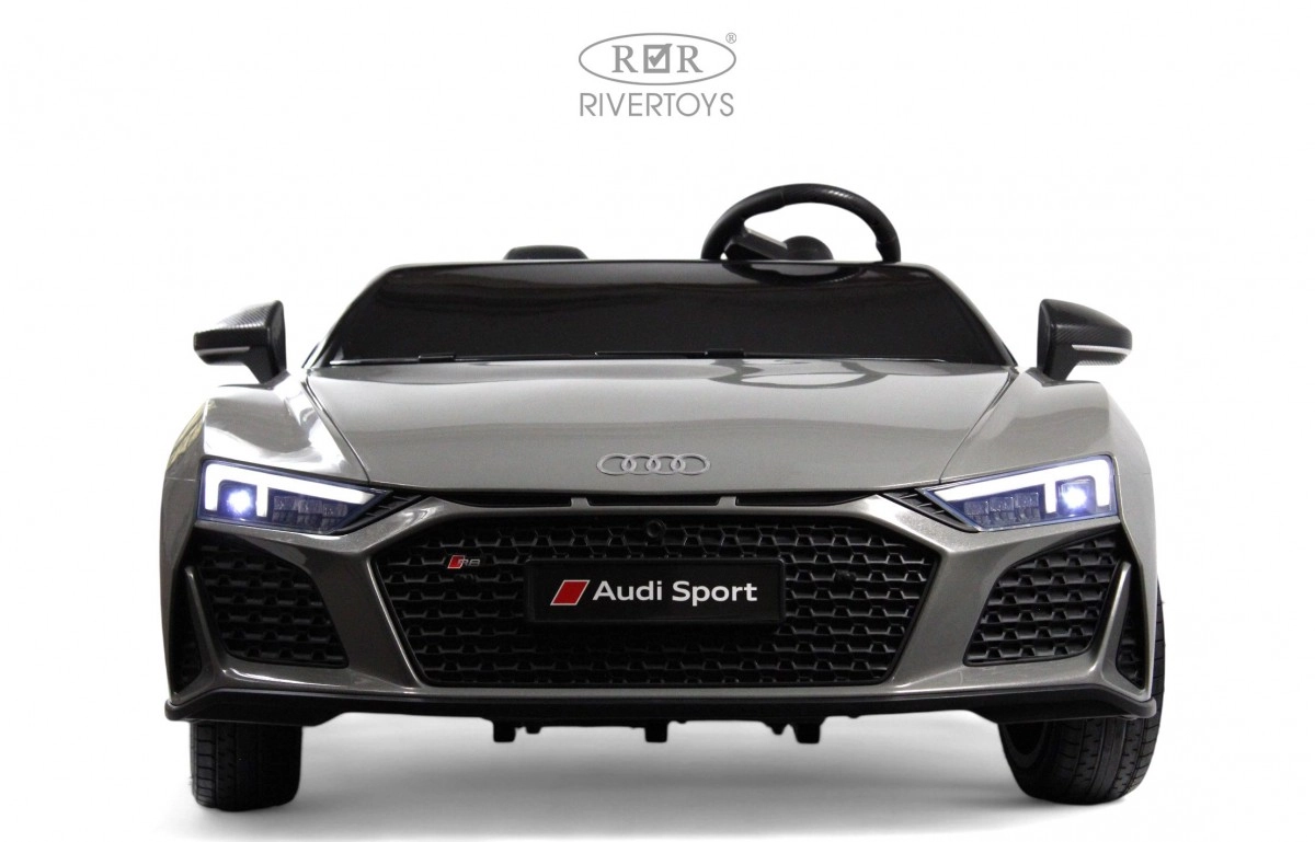 Детский электромобиль RiverToys AUDI R8 M333MM серый jimc2msdayxjctvpqwk2qbwse6m6yclg