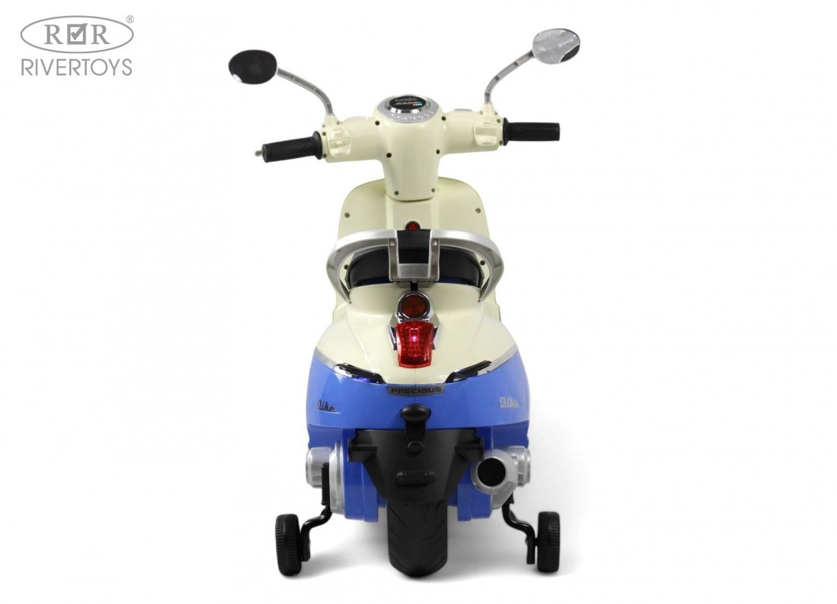 Детский электромотоцикл RiverToys Z222ZZ голубой mxq50dxa9gyyxc4b0sd3wg5jxm111r3v