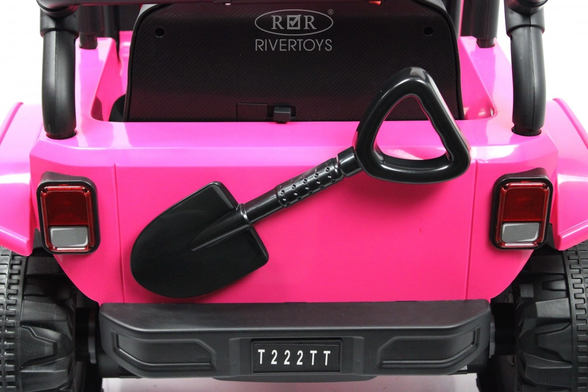 Детский электромобиль RiverToys T222TT 4WD розовый n2qbe6y62b2co1zmtwnataeodfdx48yj