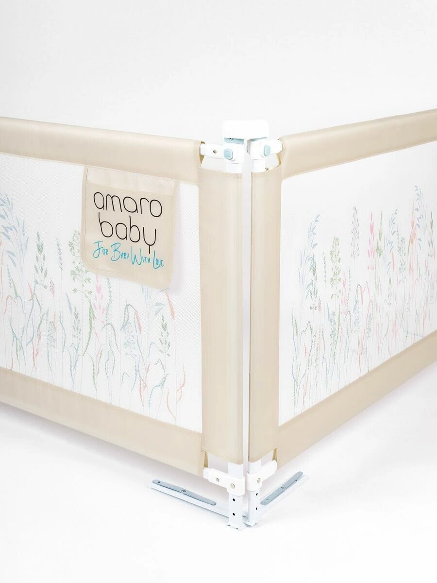 Барьер защитный для кровати Amarobaby Safety of Dreams Бежевый, 120 см r3jyf99meuyuw1kj5bv4r54uhz75u5j1