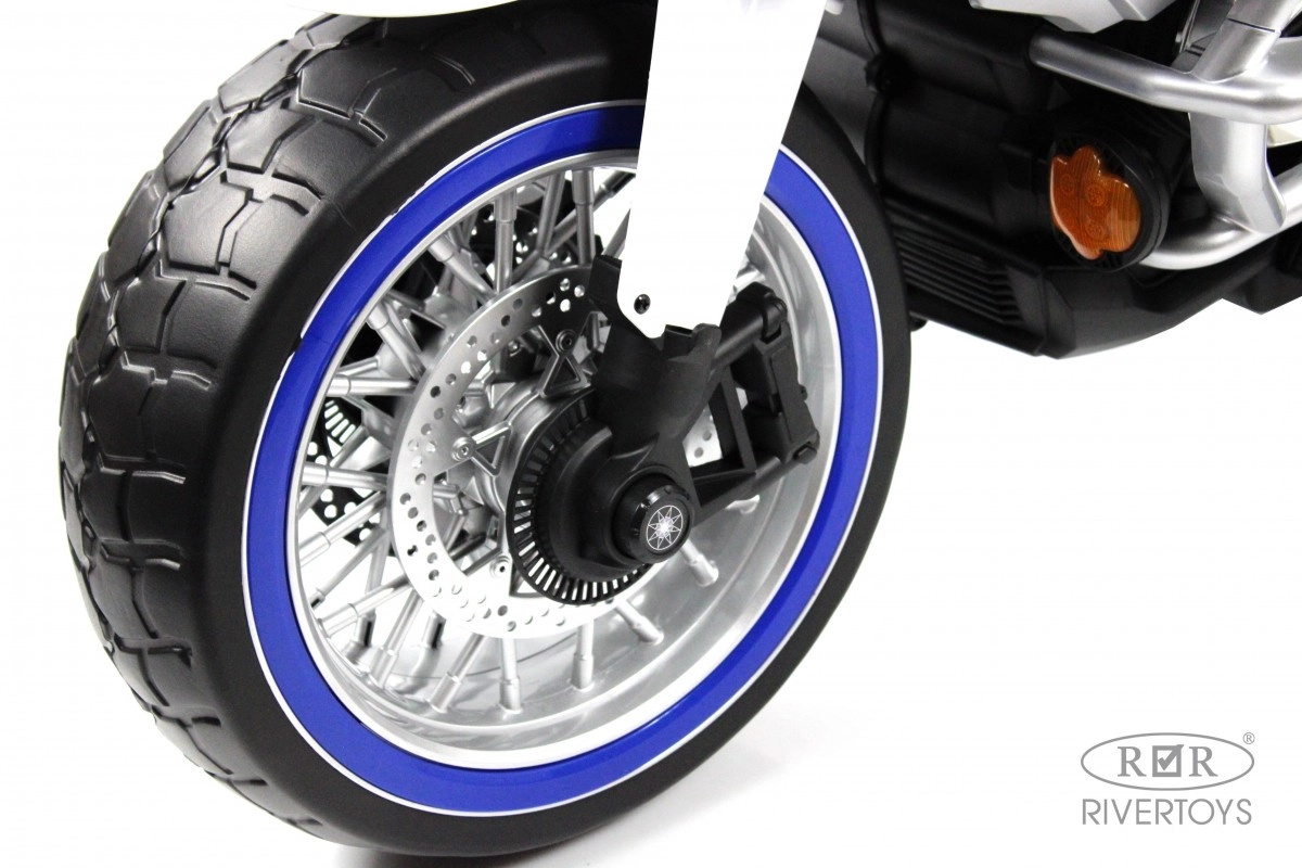 Детский электромотоцикл RiverToys М111БХ белый 8cyr69eahd01f309urvsoex8w3kzxv9k