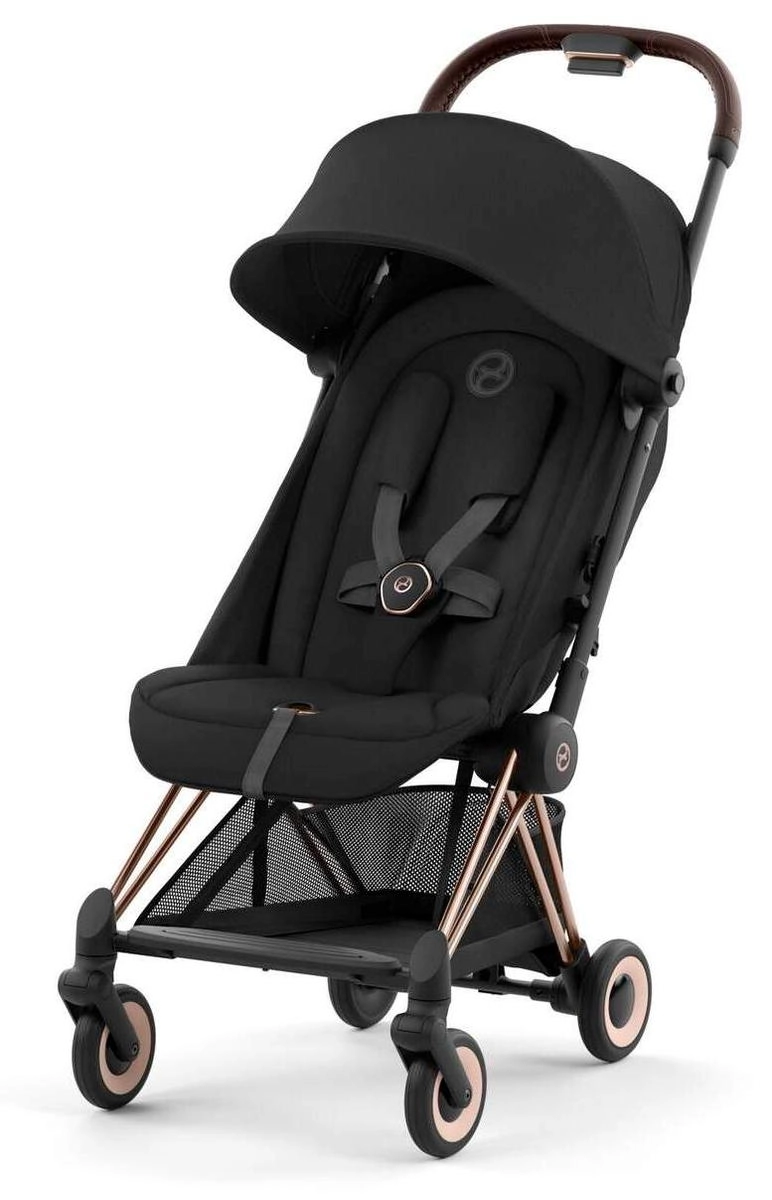 Прогулочная коляска Cybex Coya (Sepia Black с дождевиком и бампером)