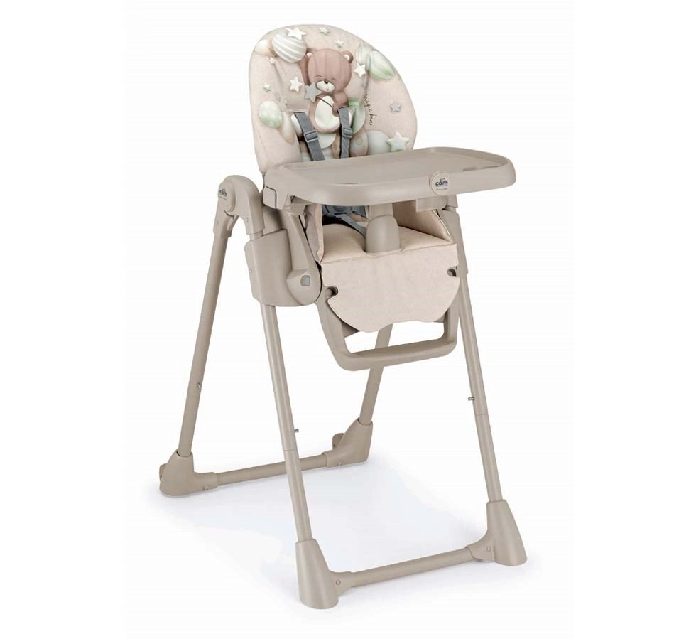 Стульчик для кормления Cam Pappananna 261 бежевый с мишкой a611d54e3880928d2d9c542b3366c558