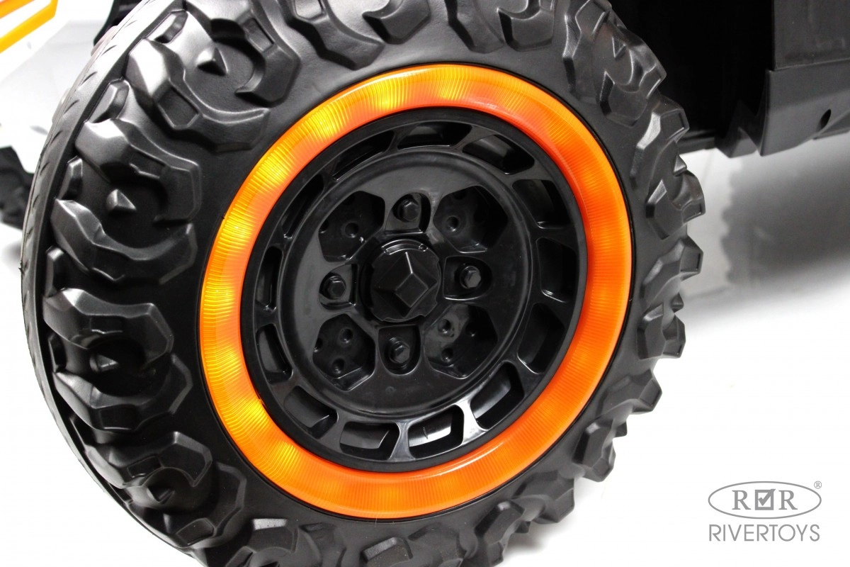 Детский электромобиль RiverToys E001EE оранжевый h1e2vbac6v758np9bxajqdwopgy0xmuy