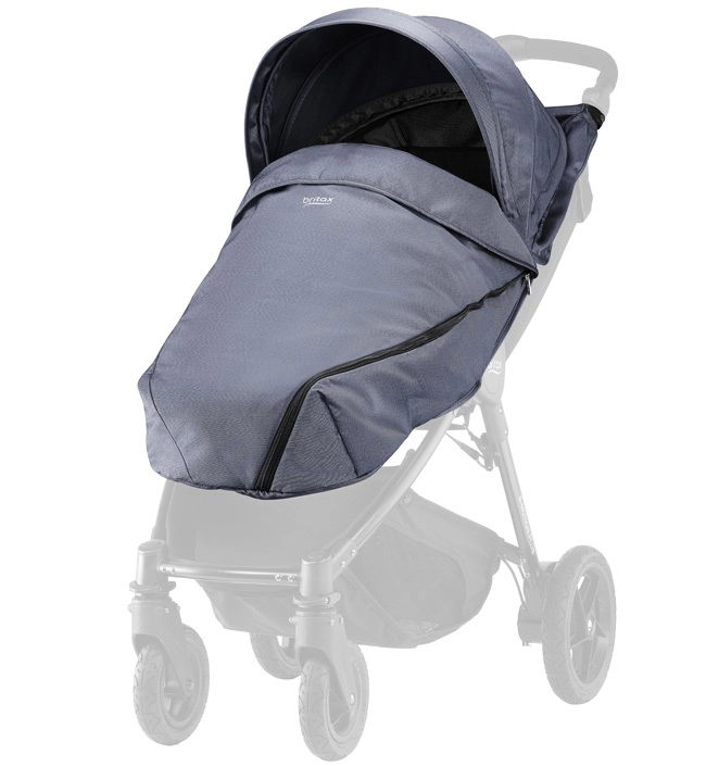 Капор и накидка Britax Roemer для коляски B-Agile/ B-Motion 4 Plus Blue Denim d4bb2e543e384c16b50d40a0a2ca410b