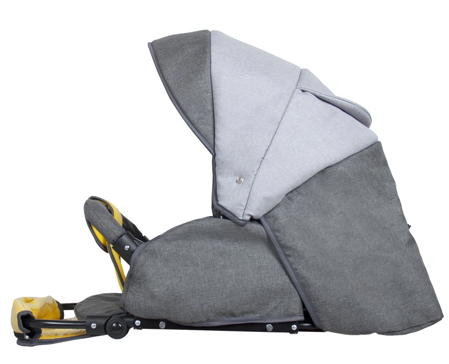Коляска 2в1 Alis ALVARO т.серый+св.серый+желтая кожа m6e01q6l73kcumlpb1f85zzck9g41znr